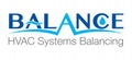 Balance for hvac balancing logo