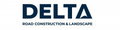 Delta for road construction and landscape logo