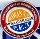 Rawan company for modern packaging logo