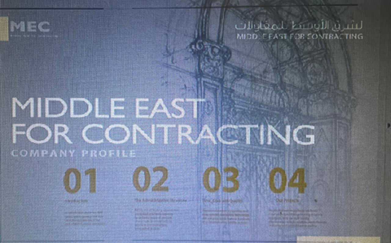 MIDDLE EAST FOR CONTRACTING